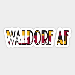 Waldorf AF - Front Sticker